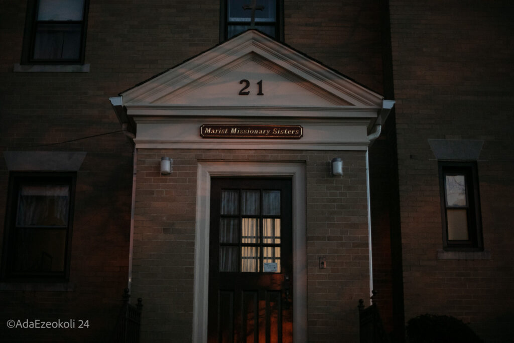 Front door of a mission house