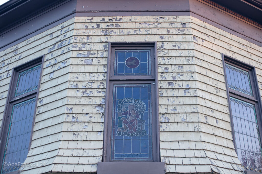 Windows on a building
